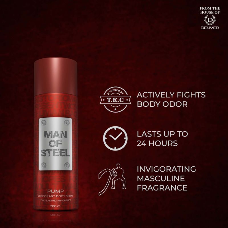 DENVER Men's Long Lasting Deodorant Spray 40g - Image 4