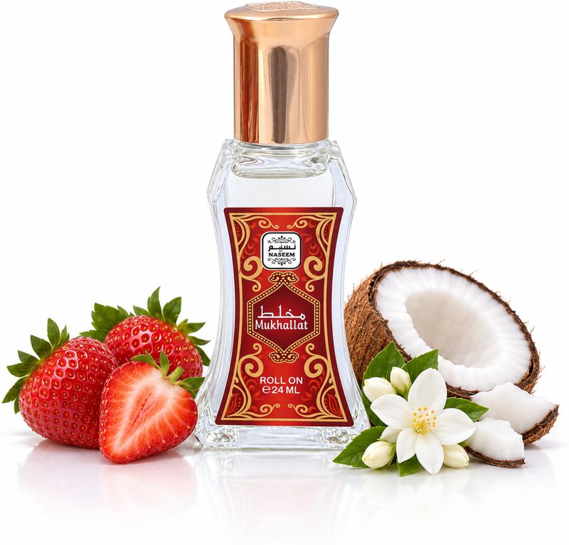 Naseem Mukhallat Roll On Perfume Oil 8ml - Image 2