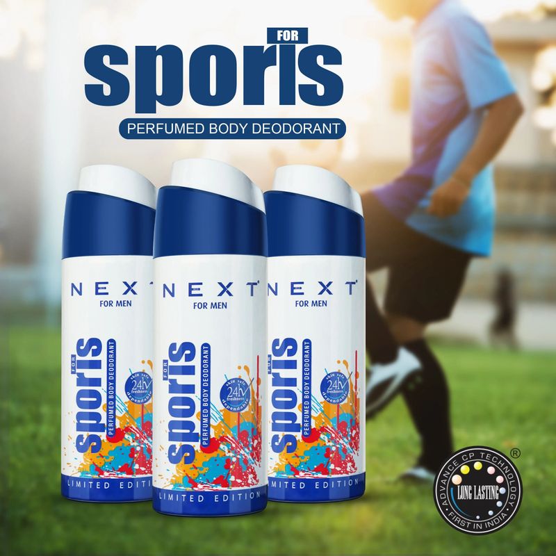 NEXT Sports Deo Long Lasting Fragrance Deodorant Spray - Image 4