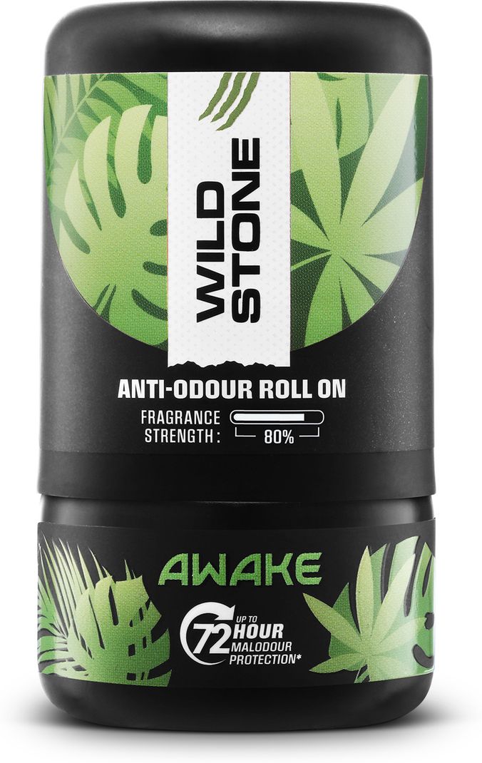 Wild Stone Awake Anti-Odour Roll On 50ml - Image 2