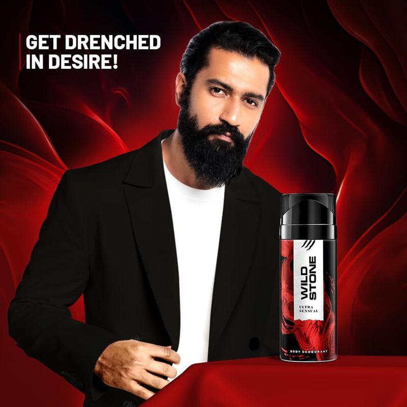 Wild Stone Ultra Sensual Body Deodorant Spray for Men 150ml - Image 5