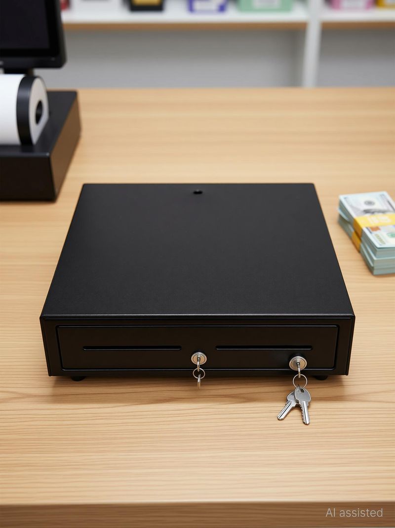 MME 13 Compartment Metal Cash Drawer - Image 3