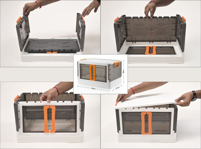 Ali tex 3 Layer Foldable Storage Cabinet - Image 6