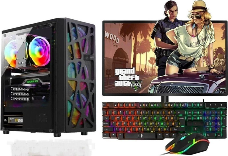 rionix Intel Core i5 (16 GB / 512 GB / Windows 11) Assembled Desktop Computer 19 inch Display