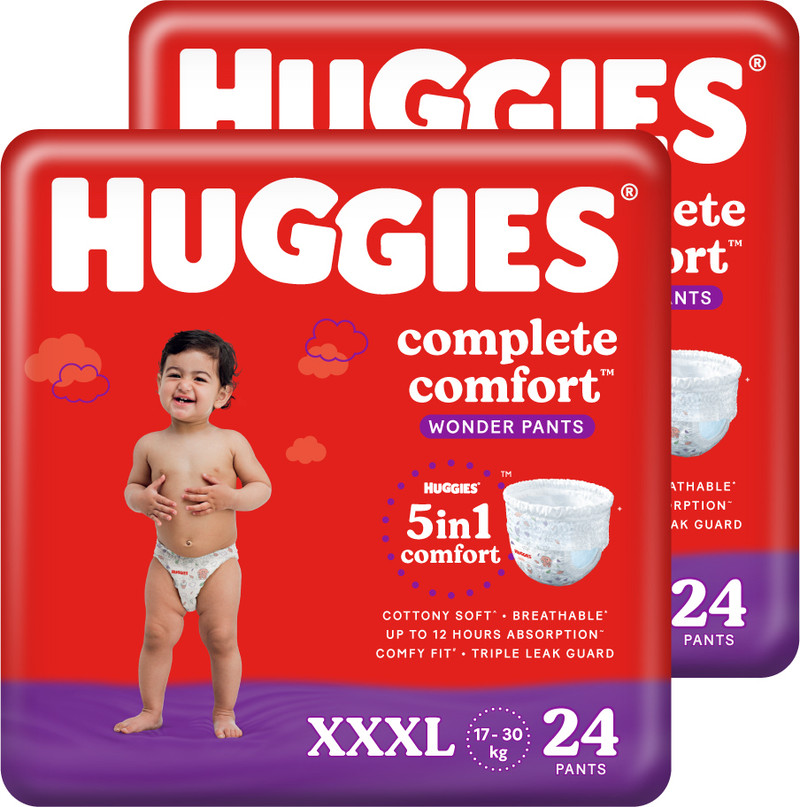 Huggies Complete Comfort Wonder Pants Triple Extra Large - XXXL ( 48 pieces) - XXL - XXXL 48 Pieces