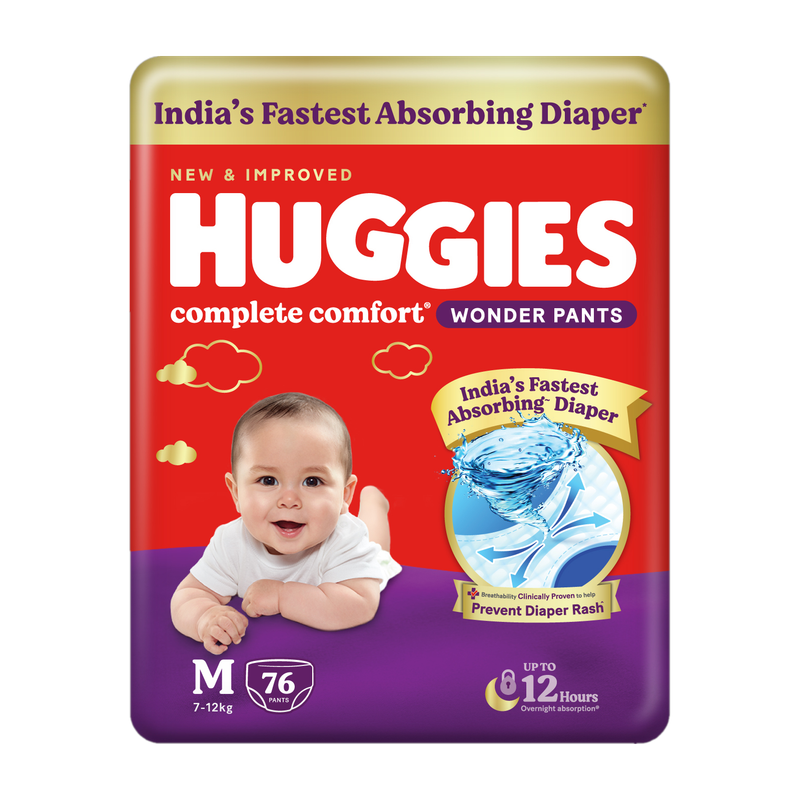 Huggies Complete Comfort Wonder Pant Diapers - M - Image 2