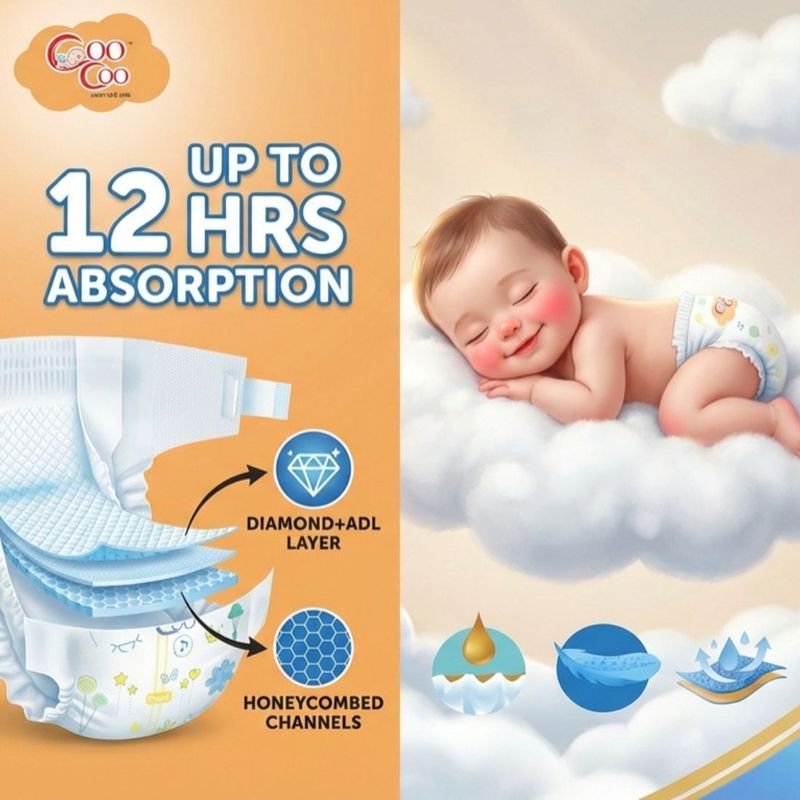 Coo Coo Soft Baby Diaper Pants Small - Image 3
