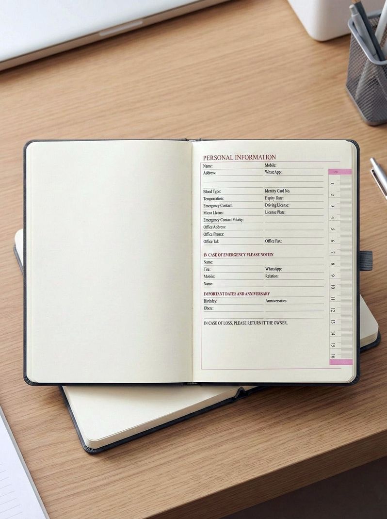 FORU 2026 A5 Diary 180 Pages Gray - Image 4