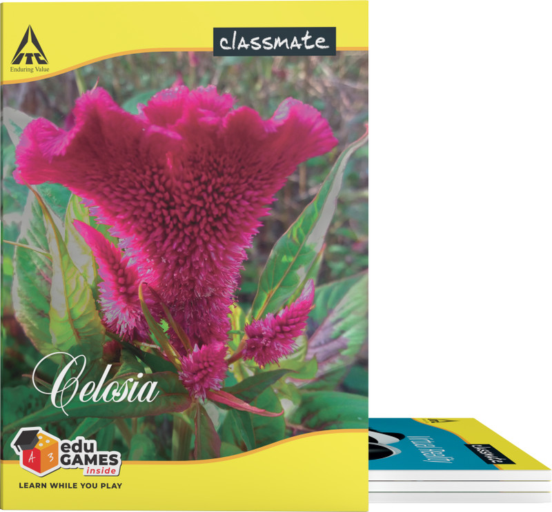 Classmate Notebook Book-size Notebook Ruled 72 Pages (Multicolor)