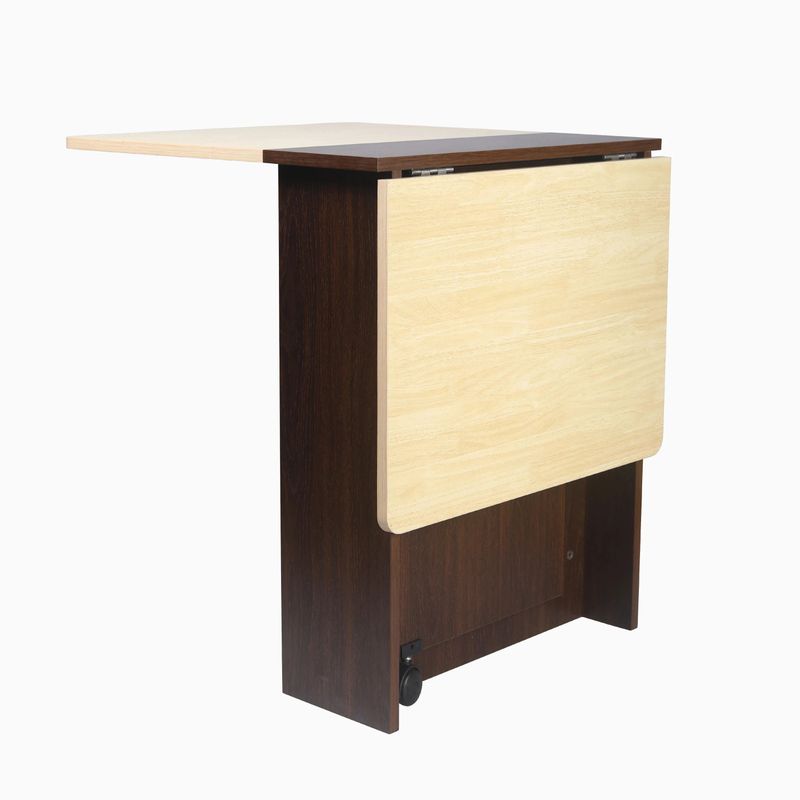 Madainaachi BoBo Folding Dining Table, 4 Seater, Brown/Oak - Image 4