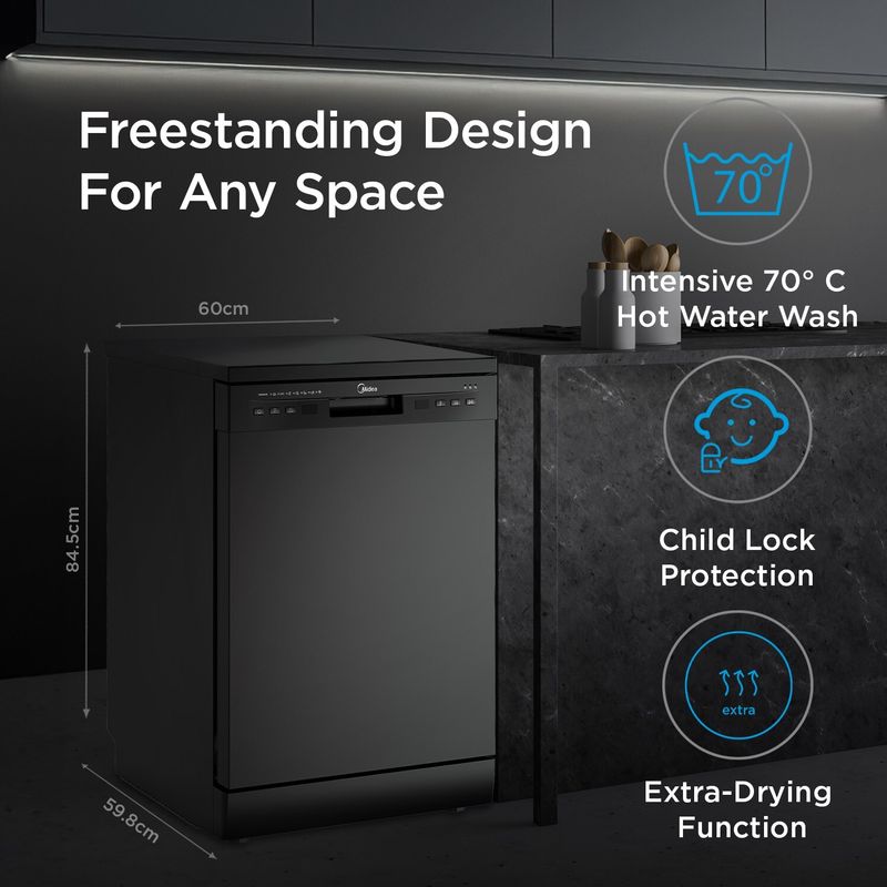 Midea 13 Place Settings Dishwasher - Image 3