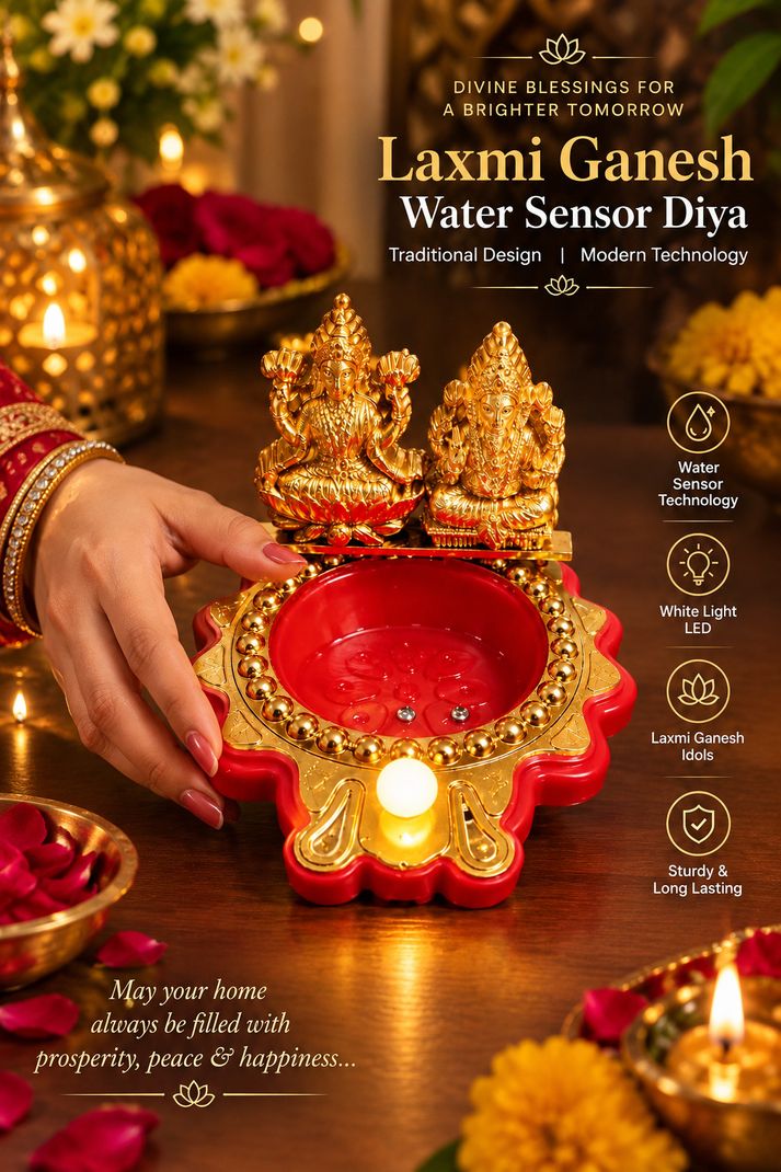kpparas Plastic Table Diya 3.5 inch - Image 3