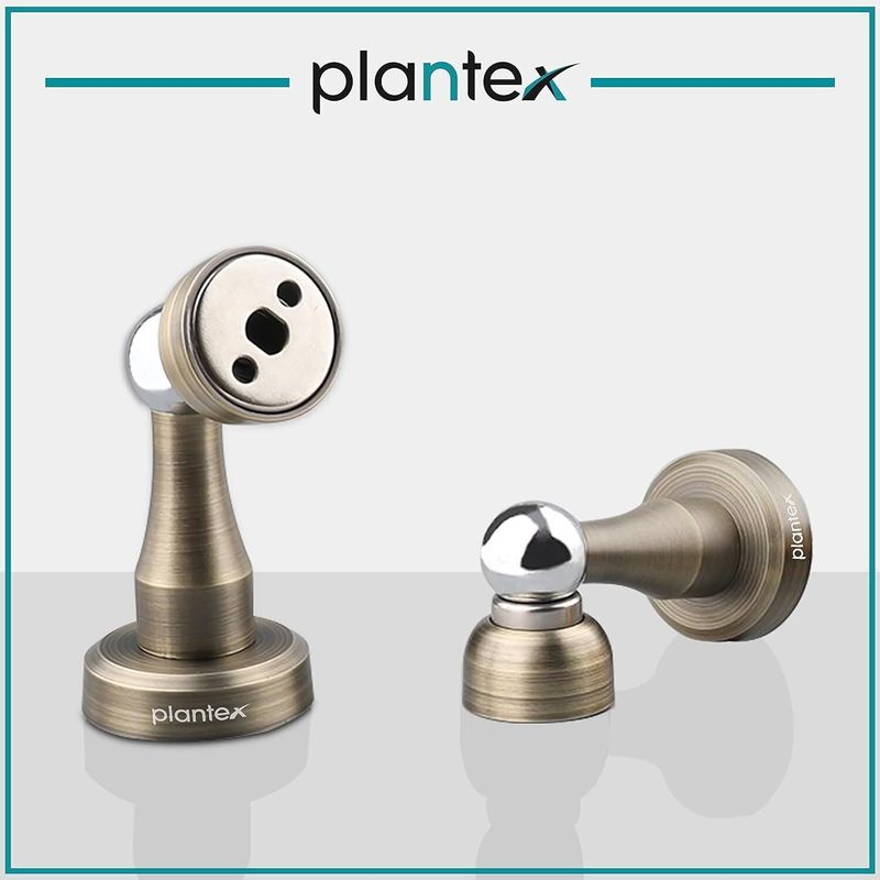 Impulse by Plantex Stainless Steel 360° Door Magnet Stopper (Brass - Image 5