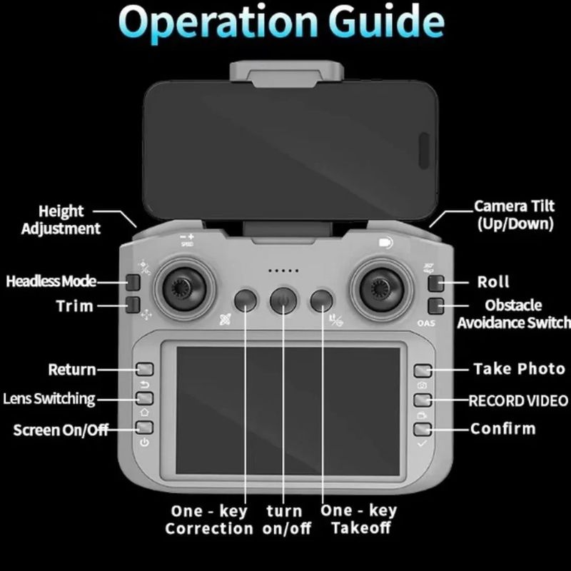 PAPASpace DJW M4 Ultra 4K Foldable Drone - Image 4