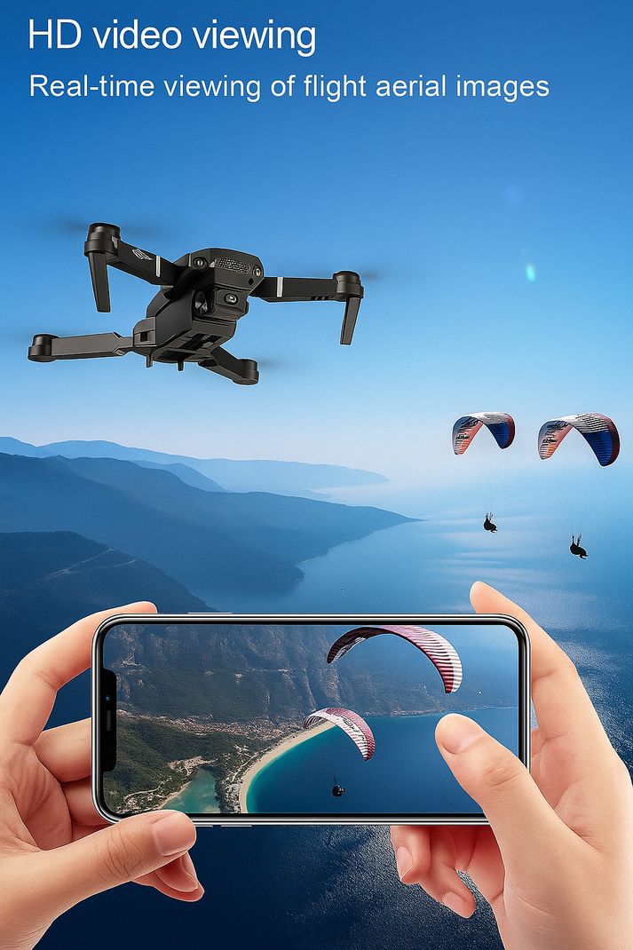 NOWAIT WiFi E88 Pro Drone with 4K Dual Cameras - Image 3