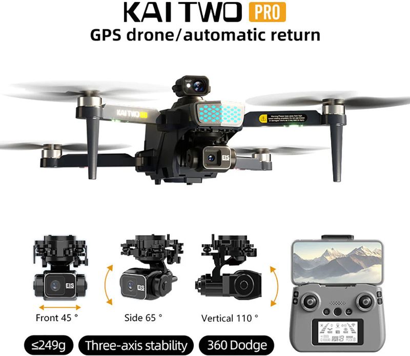 Playtastic KaiTwo Pro GPS Drone - Image 5
