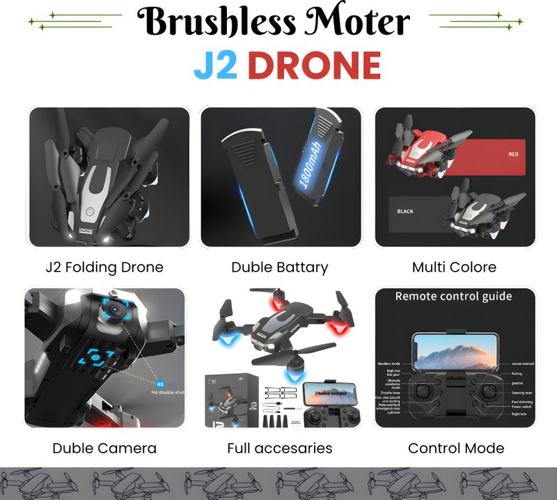 Clubmall j2 4K Camera Drone - Image 3