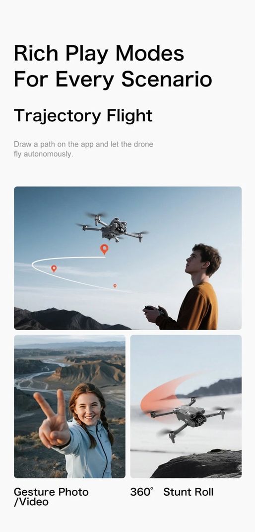 Divine creation GT50 Pro SkyFold GPS Drone - Image 4