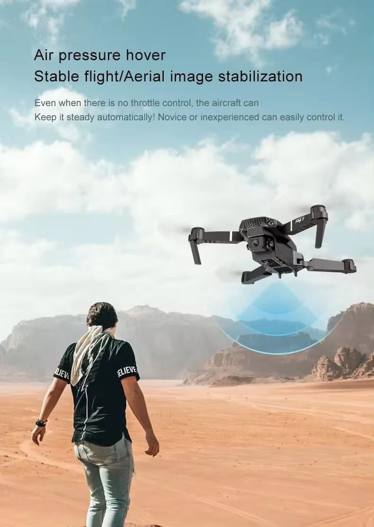 Rostystar 4K WiFi Dual Camera Drone - Image 4