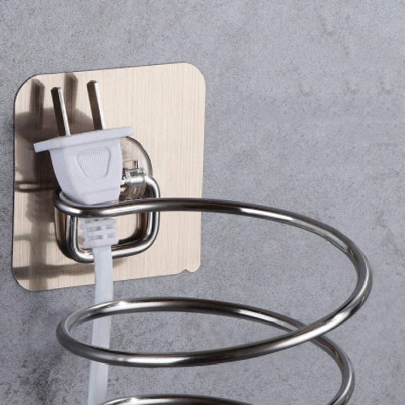 Morbee HairDryerHolder-StainlessSteel-WallMount-Organizer-Shelf - Image 5