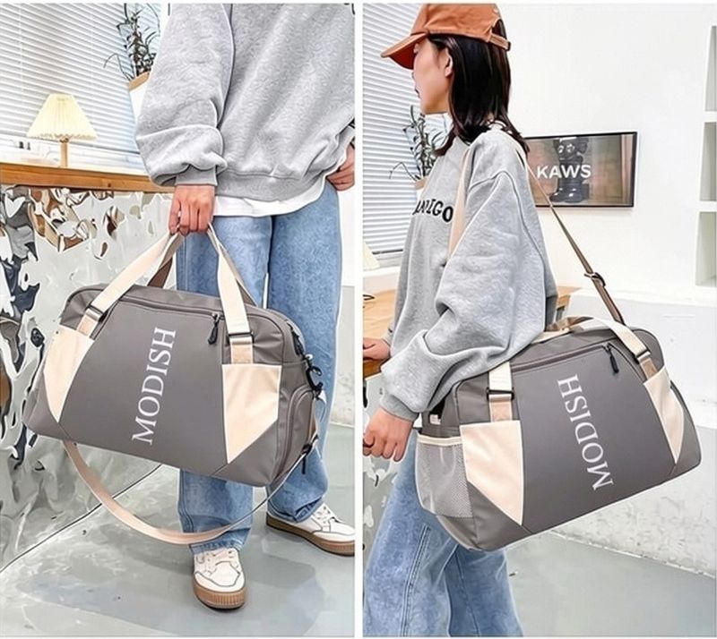 MODISH 80L Gym Duffel Bag - Grey - Image 5