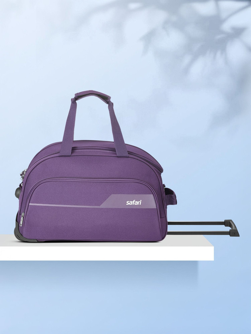 Safari SAFARI 65 L Strolley Duffel Bag - LIRA RDFL - Purple - Large Capacity