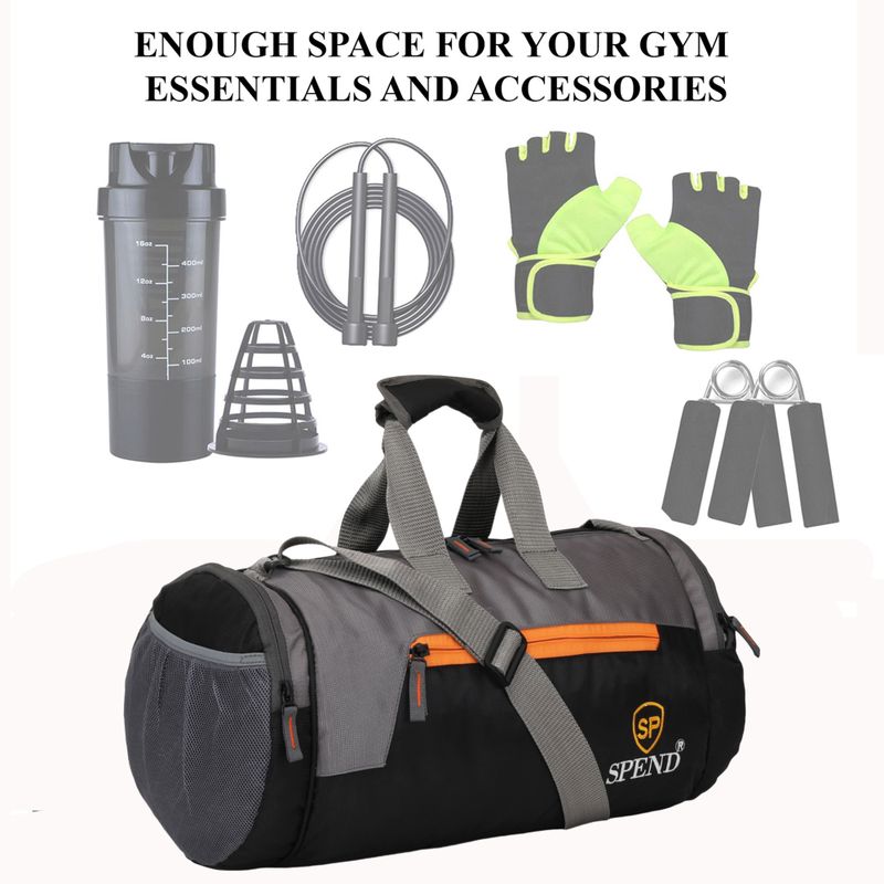 SPEND 35L Gym Duffel Bag - Blue - Image 4