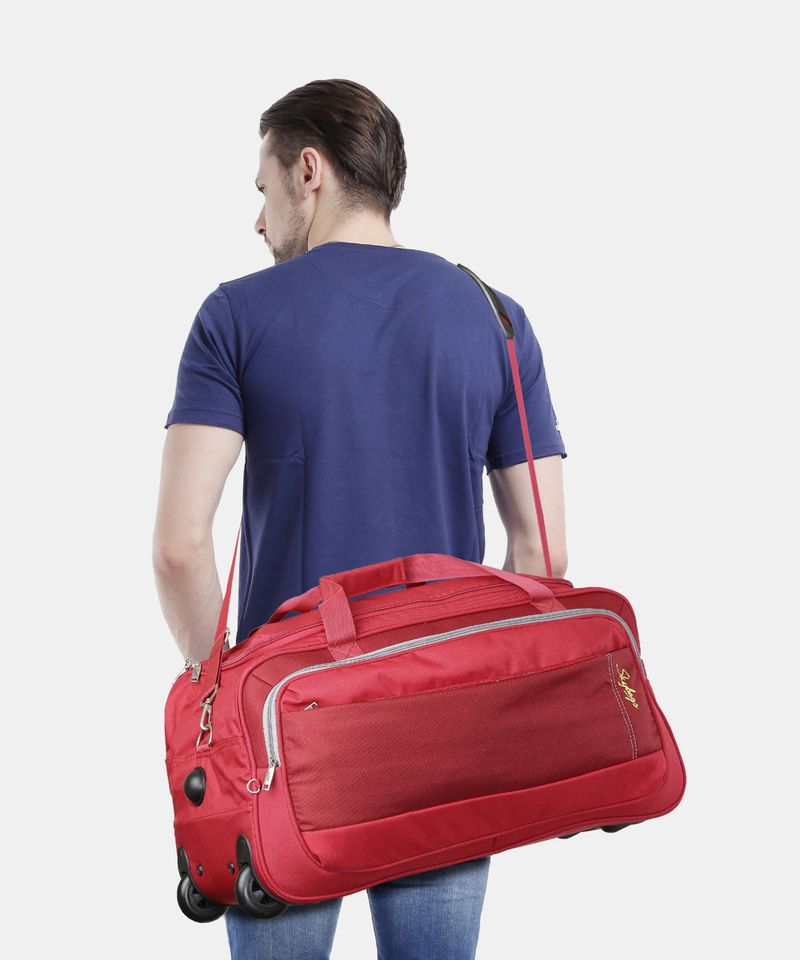 Skybags Cardiff 62L Strolley Duffel Bag Red - Image 7