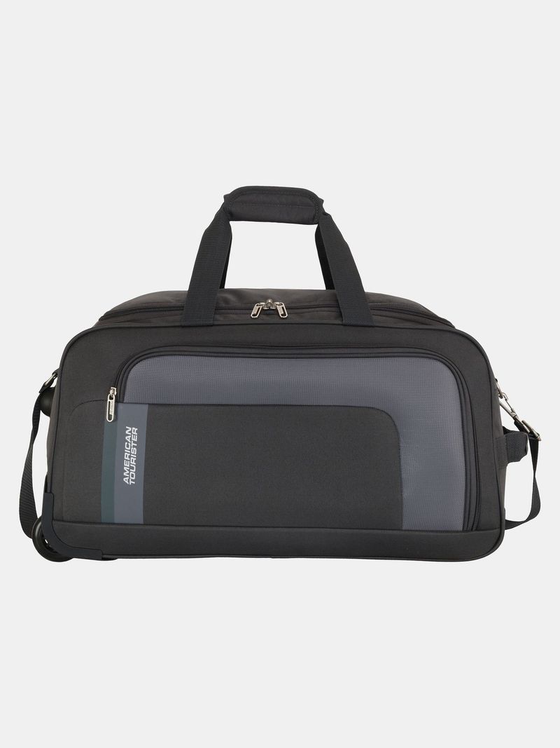 American Tourister 78L Strolley Duffel Bag - Grey - Image 4