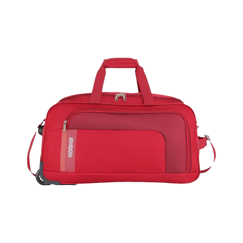 American Tourister AMERICAN TOURISTER 78 L Strolley Duffel Bag - CAMP WHEEL 65cm - Red - Large Capacity