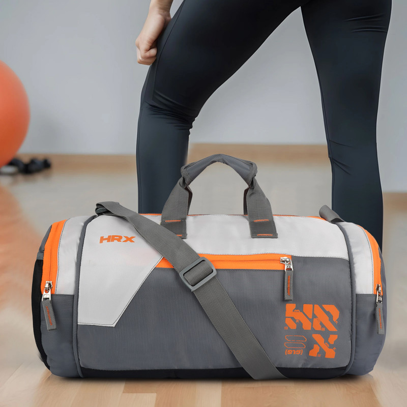 HRX HRX by Hrithik Roshan 25 L Gym Duffel Bag - Heavy Duty Gym \u0026 Travel Duffle Bag | Sports Bag for Workout \u0026 Outdoor Activities