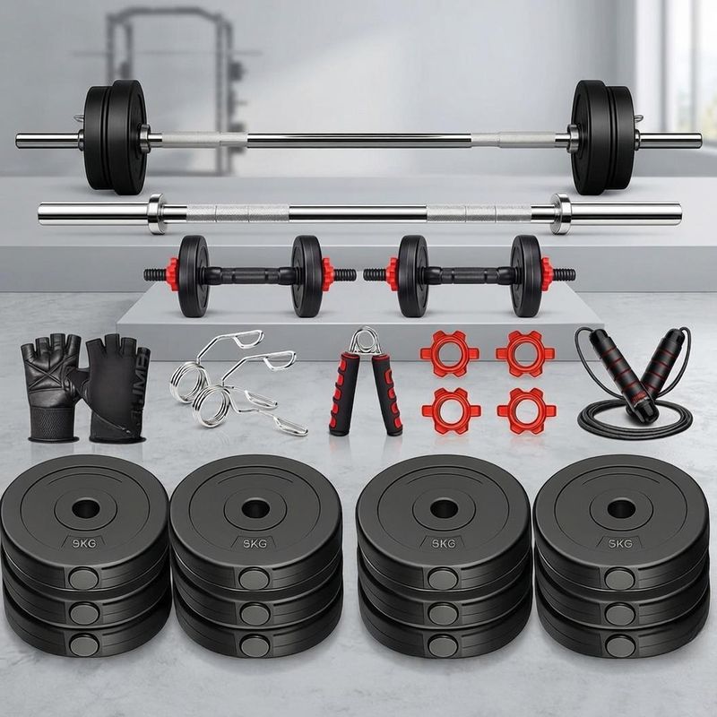 BELLATRIX X 20 kg Home Gym Weight Plate Combo - Image 2