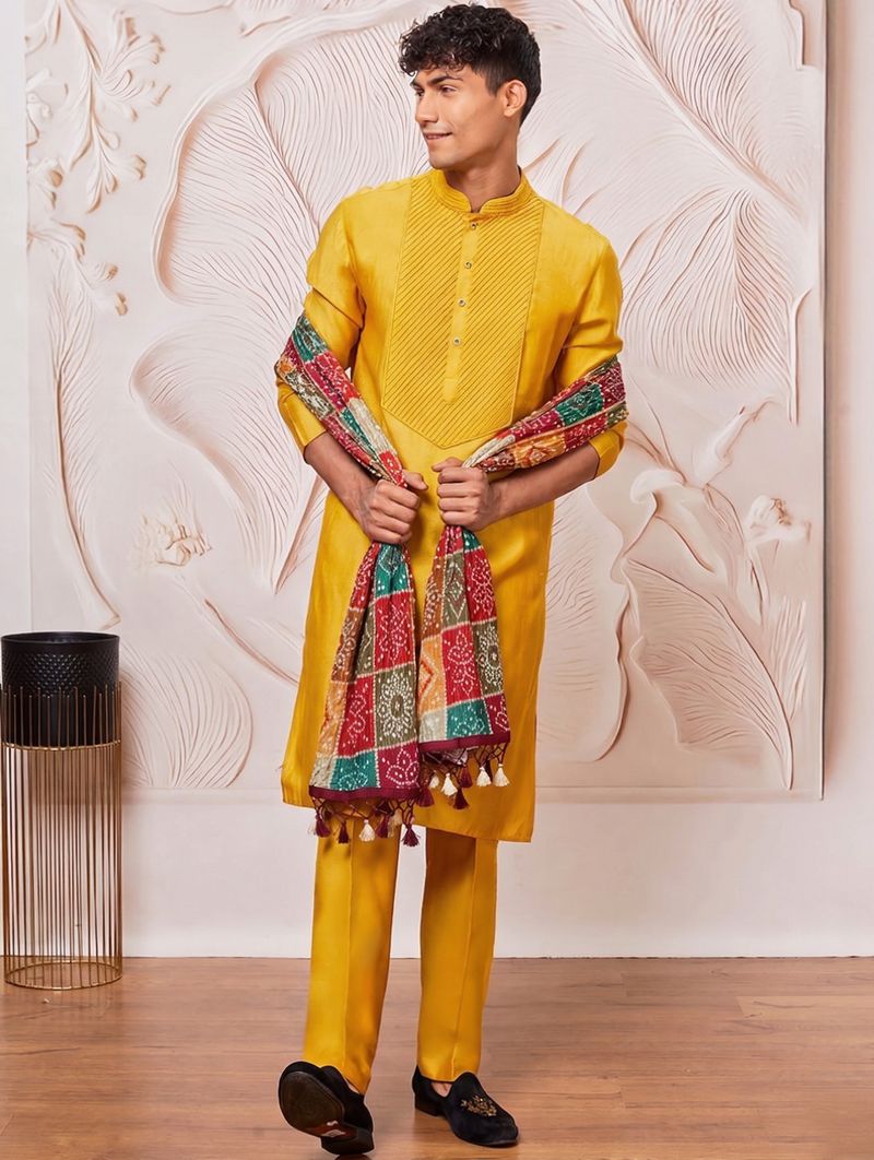 tamnnadupatta Multicolor Men Dupatta - Image 5