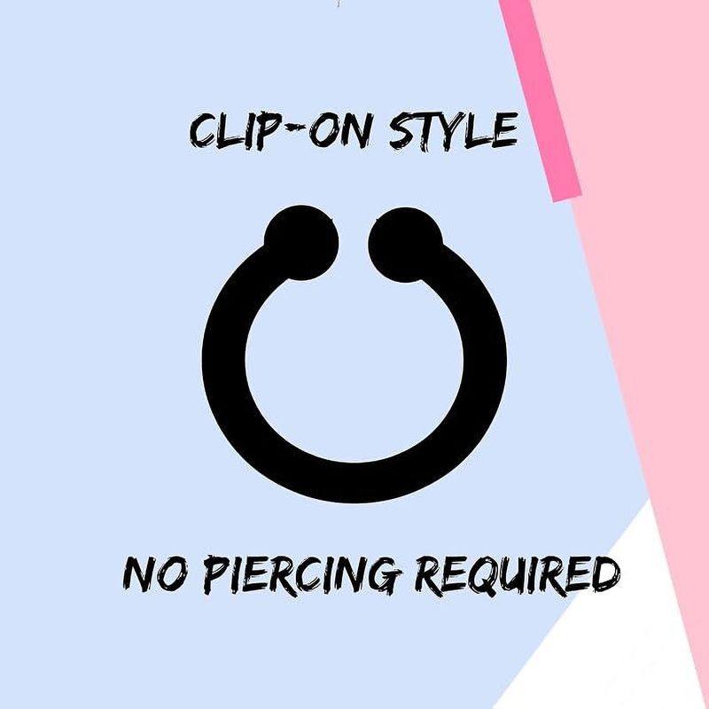aAVC ENTERPRISES Stylish Non-Piercing Earings Stainless Steel Clip-on Earring - Image 6