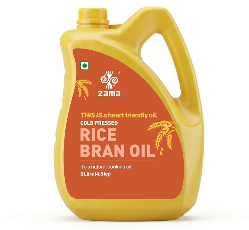 zama Cold Pressed Rice Bran Oil - Image 2