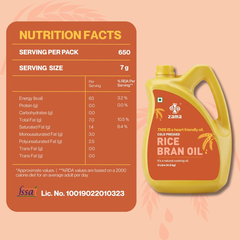 zama Cold Pressed Rice Bran Oil - Image 5