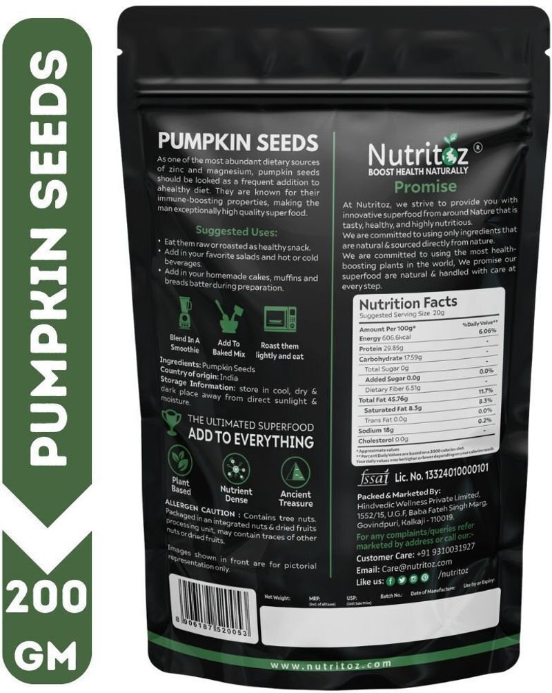 Nutritoz Premium Pumpkin Seeds - Image 4