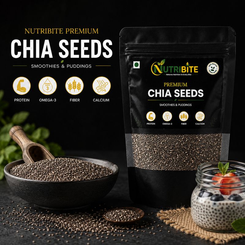NutriBite Raw Chia Seeds 100g - Image 4