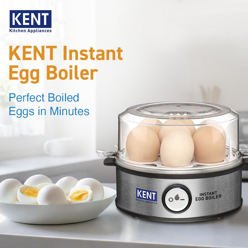 KENT 116020 Egg Boiler (Silver, 7 Eggs) - Image 3