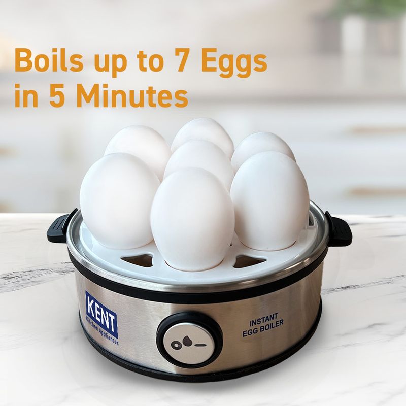 KENT 116020 Egg Boiler (Silver, 7 Eggs) - Image 5
