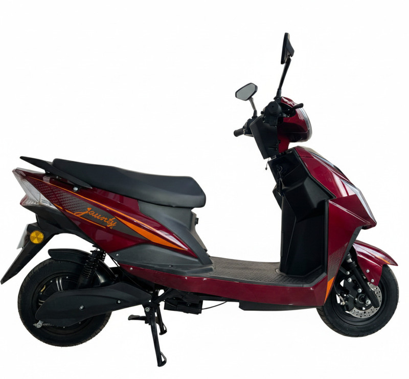 Amo Electric Bikes AMO Double Light Jaunty L LA Booking for Ex-Showroom Price (with Portable Charger, Red)