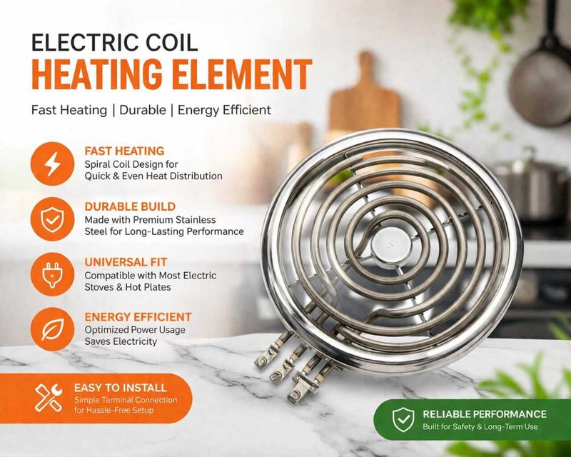johnpower 2000W G-coil 34 Electric Cooking Heater - Image 5