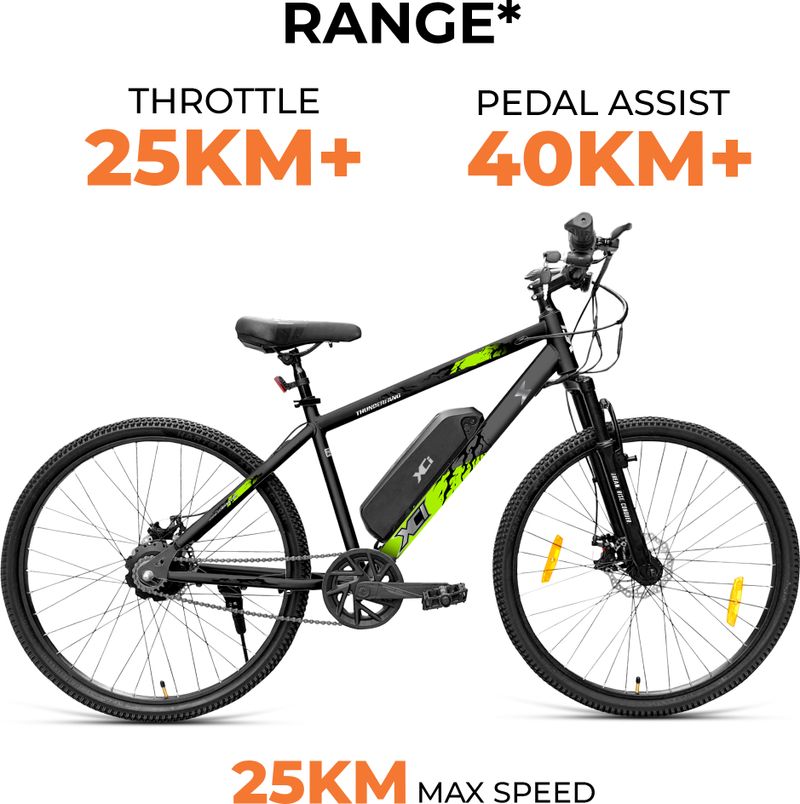 Xci Thunderfang M1 27.5T Black Red Electric Cycle - Image 5
