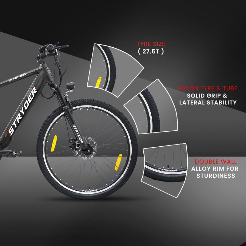 STRYDER AMPED 27.5T Electric Cycle 35Km Range - Image 5