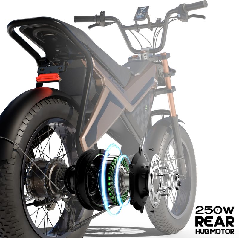 XO-Ride Conqueror 250W Electric Cycle 20 inches - Image 4