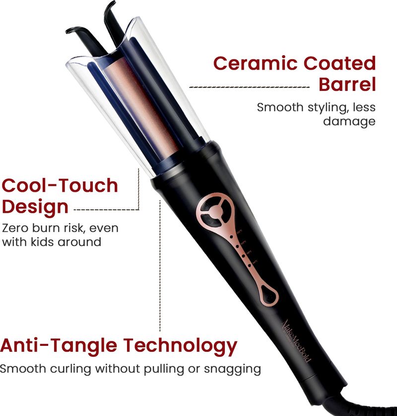 URBANYOG MakeMeeBold Automatic Hair Curler - Image 4
