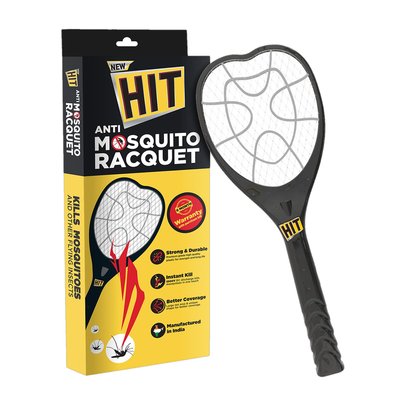 Hit Rechargeable Anti - Mosquito Racquet Electric Insect Killer Indoor, Outdoor