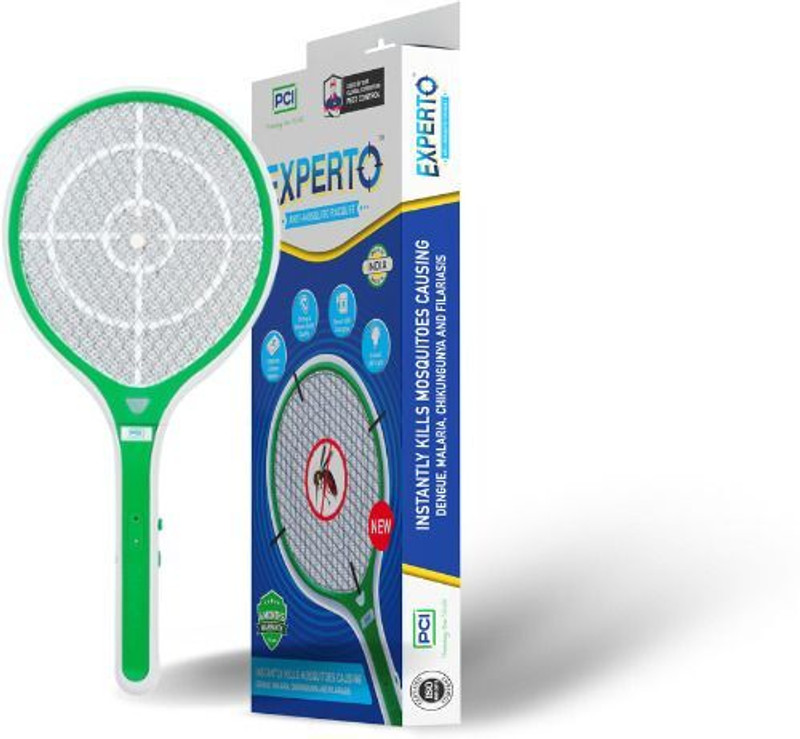 hicare services experto anti mosquito bat 1200 mah rechargeable lithium ion battery electric insect killer indoor outdoor