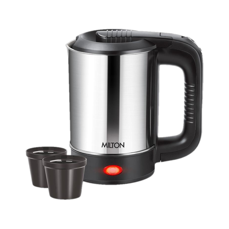 MILTON Euroline Electric Travel Kettle With Handle, 1000 Watt Beverage Maker