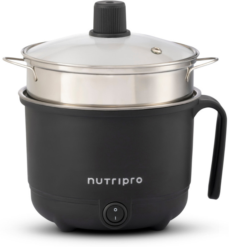 NutriPro MULTI Multi Cooker Electric Kettle (1.2 L, Black)